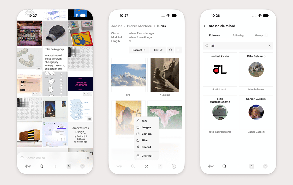 Areal download, scroll restoration, Are.na personals, and more 