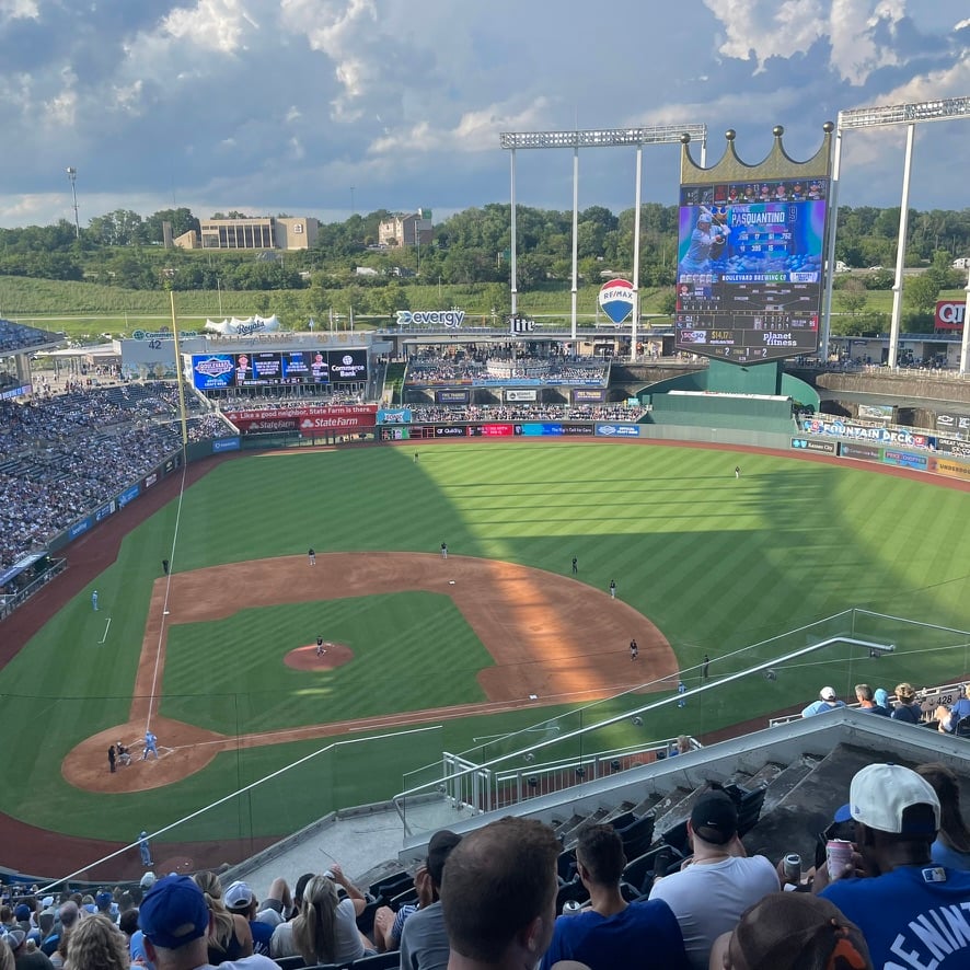 7/26/2025 – Cleveland Guardians at Kansas City Royals @ Kauffman Stadium
