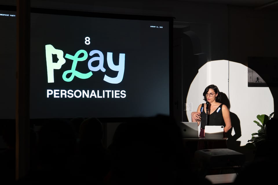Michelle presenting.