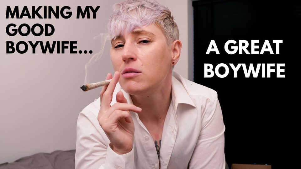 cover image for "making my good boywife...a great boywife"