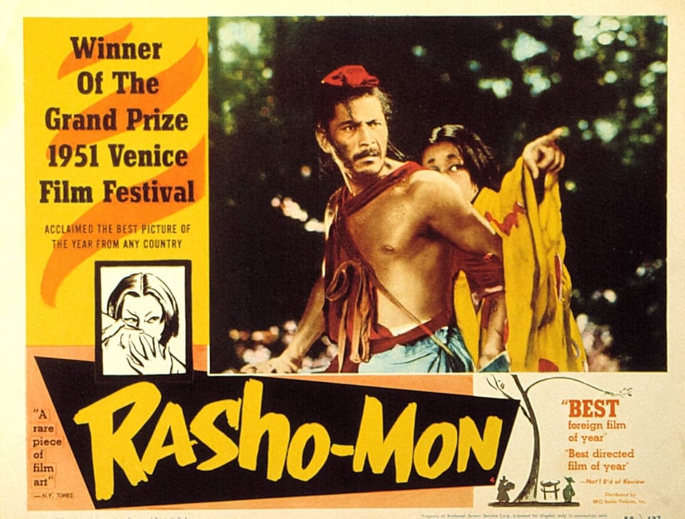 Poster for "Rashomon."