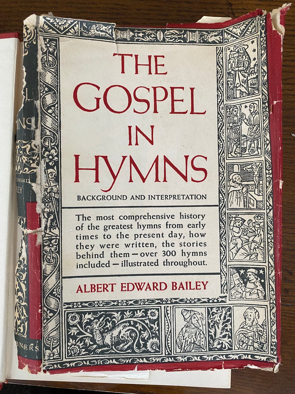 Cover of a book about hymns.