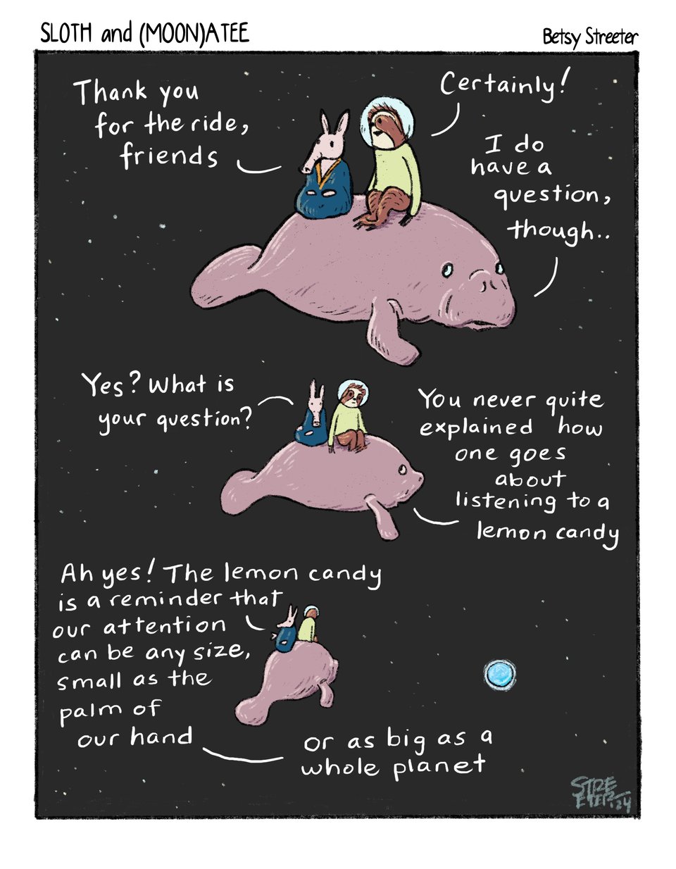Sloth and Manatee comic