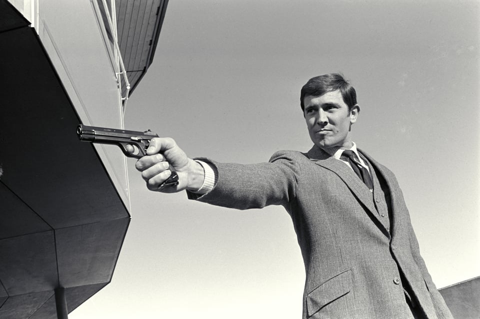 Still photo from "On Her Majesty's Secret Service."