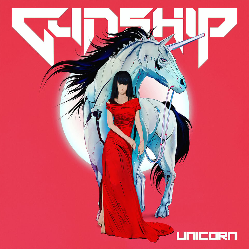 The album cover for Unicorn by the band Gunship