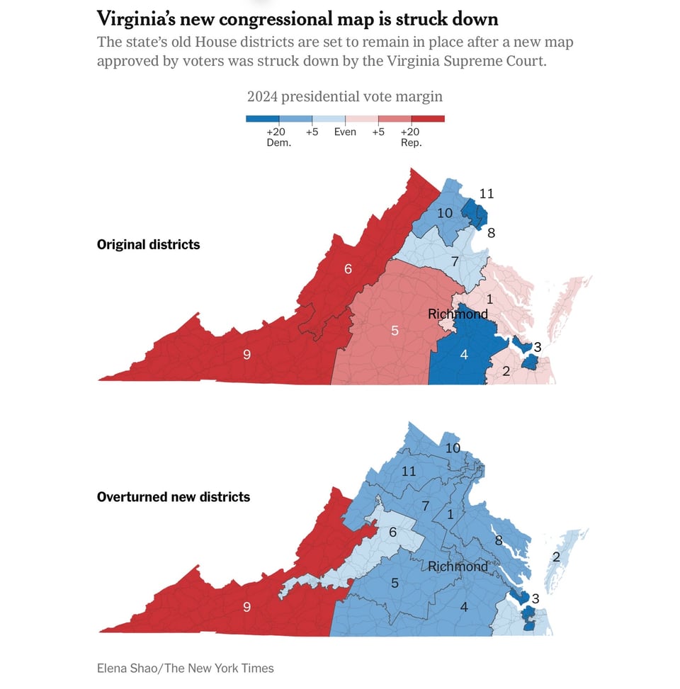 voting maps from Virginia