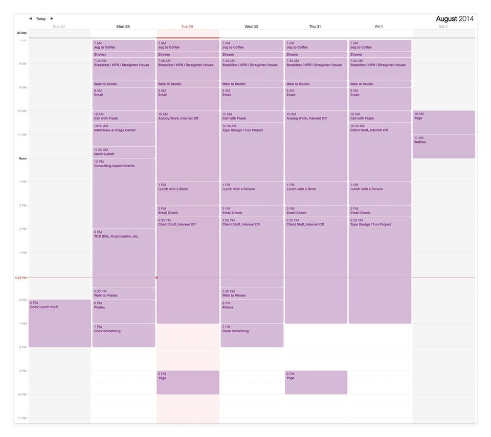 Jessica Hisches ultraschedule