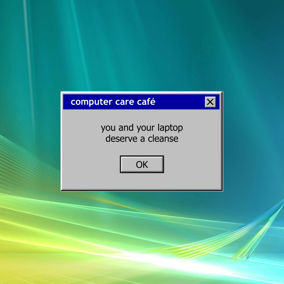 flyer for computer care cafe