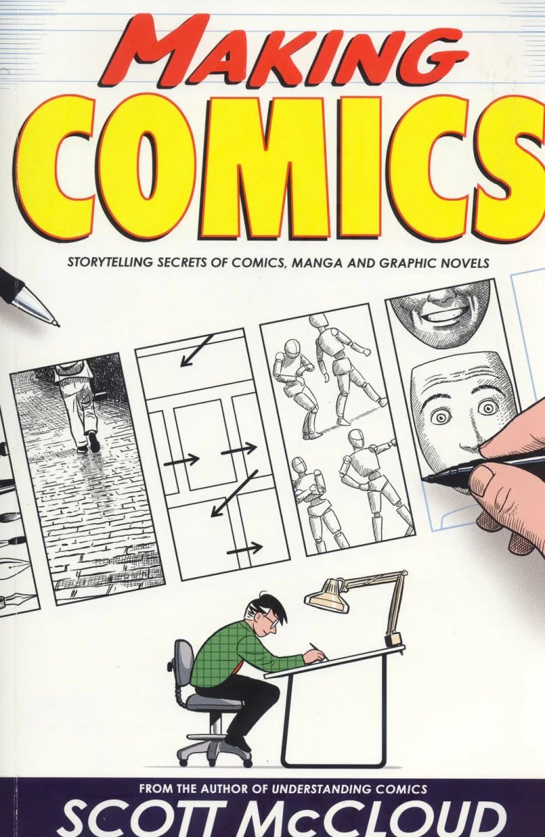 the cover to Making Comics by Scott McCloud