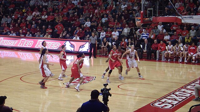 a basketball game