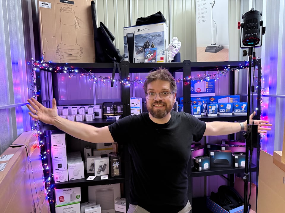 Ich stehe vor den Preisen mit einem dummen Gesichtsausdruck