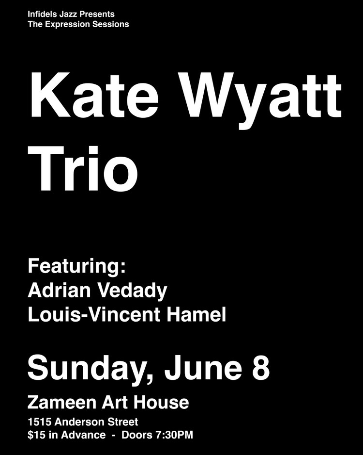 Kate Wyatt Trio at Zameen Art House