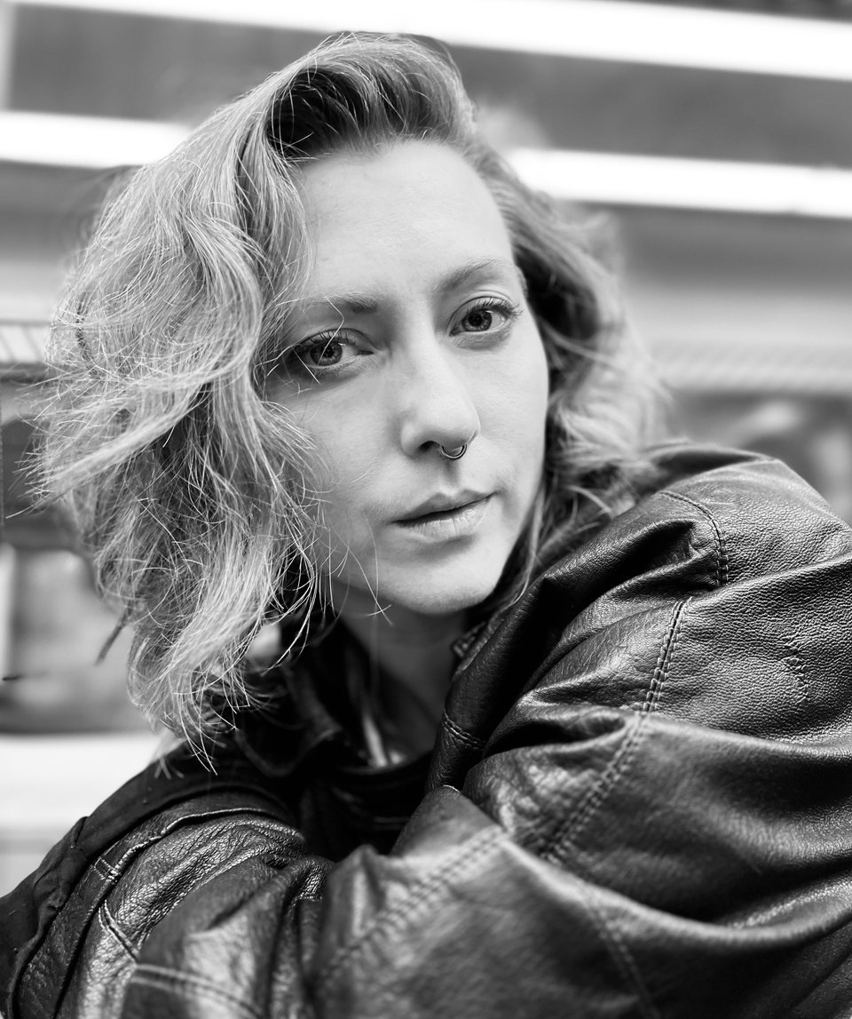 Black and White Photo of Kalin Morrow
