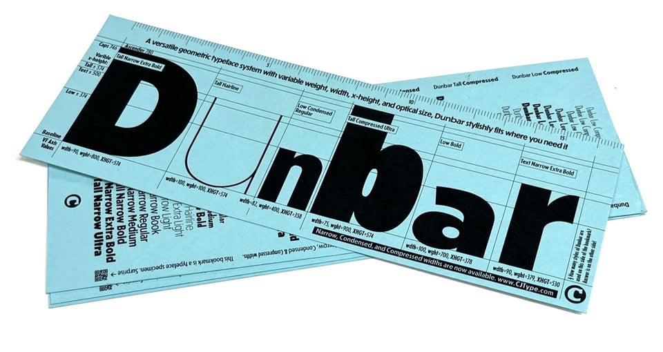 Dunbar bookmarks