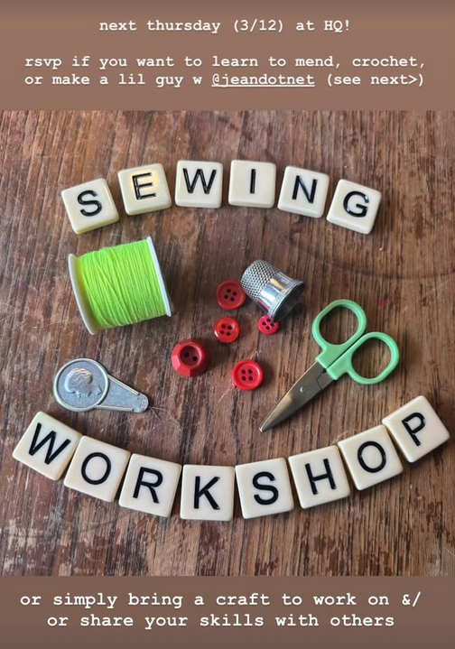Sewing Workshop