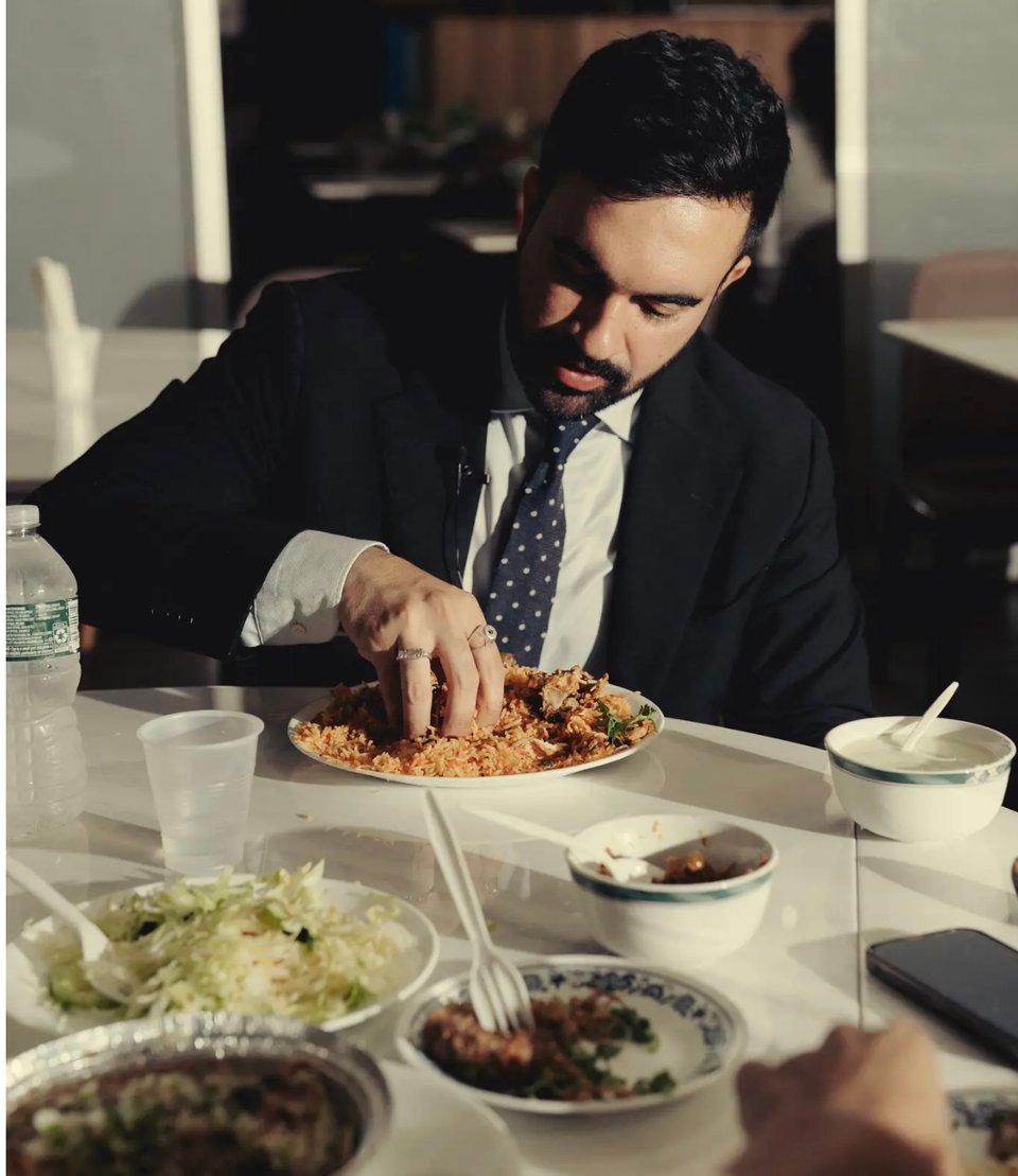 Mamdani said that for him, food is less a campaign strategy than it is an instinctual medium for talking to voters