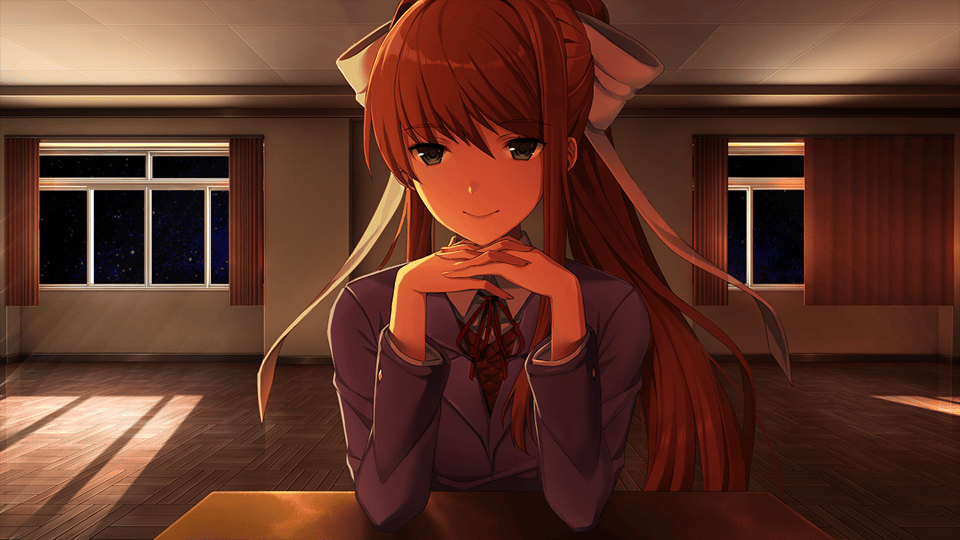 Monika alone with you in a void forever