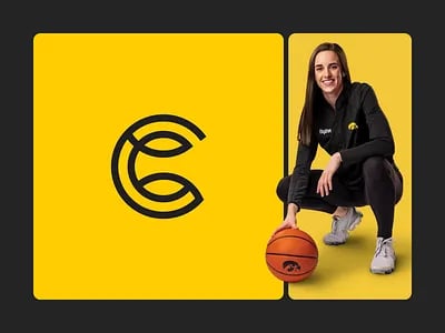 Caitlin and her new logo