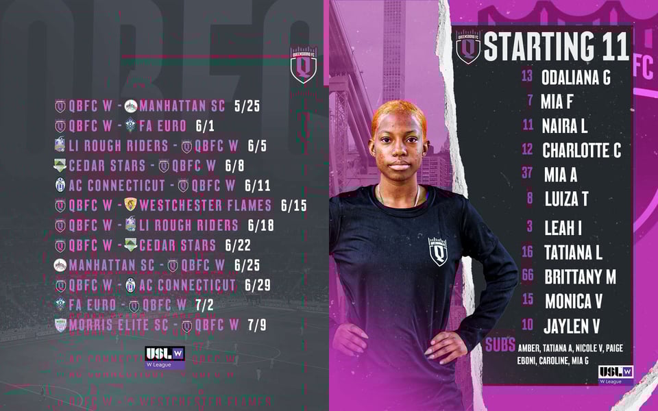 Counterpress typeface - Queensboro FC 3