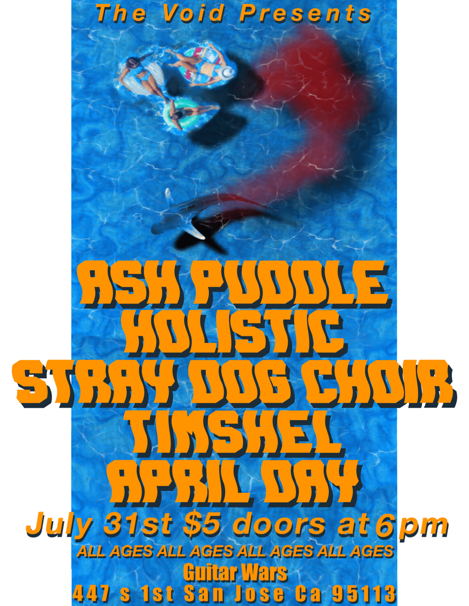 Show at Guitar Wars, July 31st, doors at 6pm.