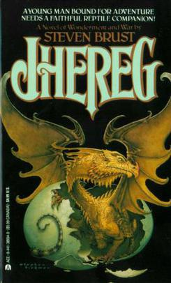 a dragon burst out of an egg, Jhereg!