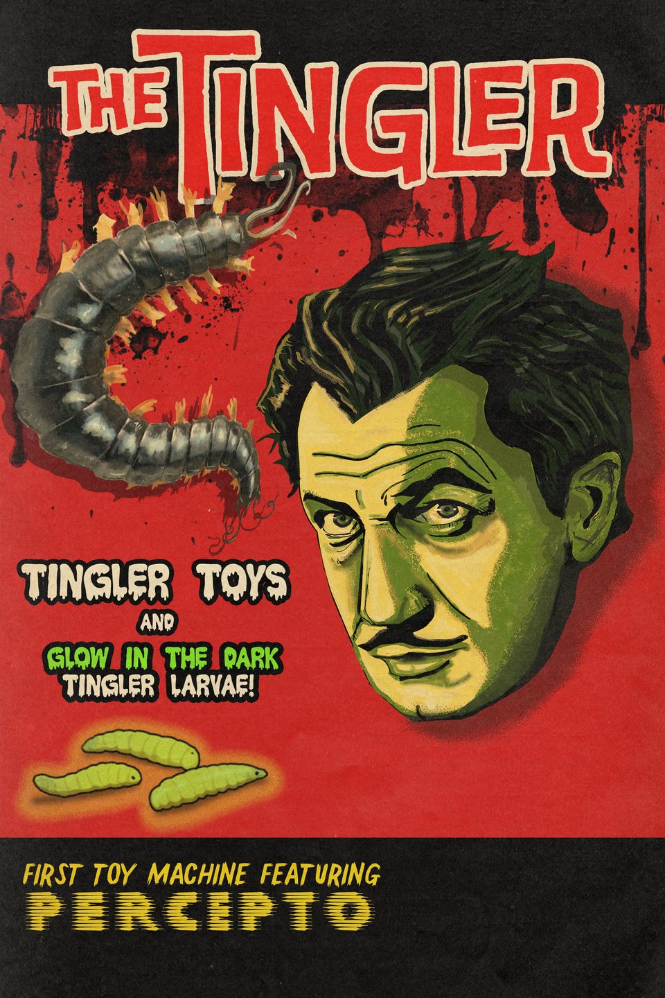 Art for "Tingler" Toys.