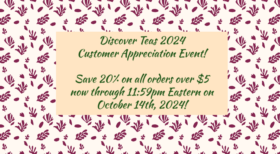 Save 20% until 10/14 during our Customer Appreciation event!