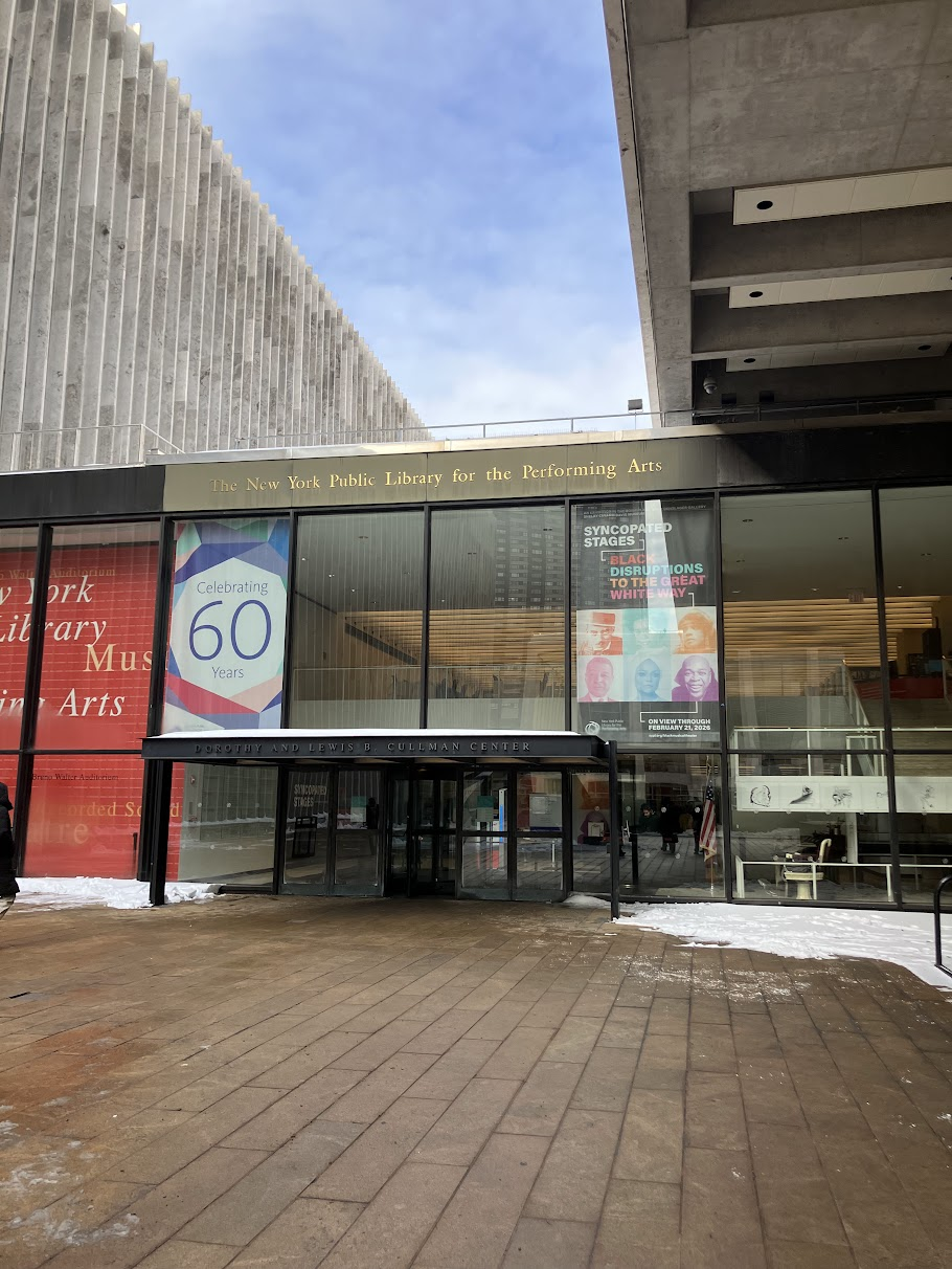 New York Public Library for the Performing Arts at the Lincoln Center in NYC