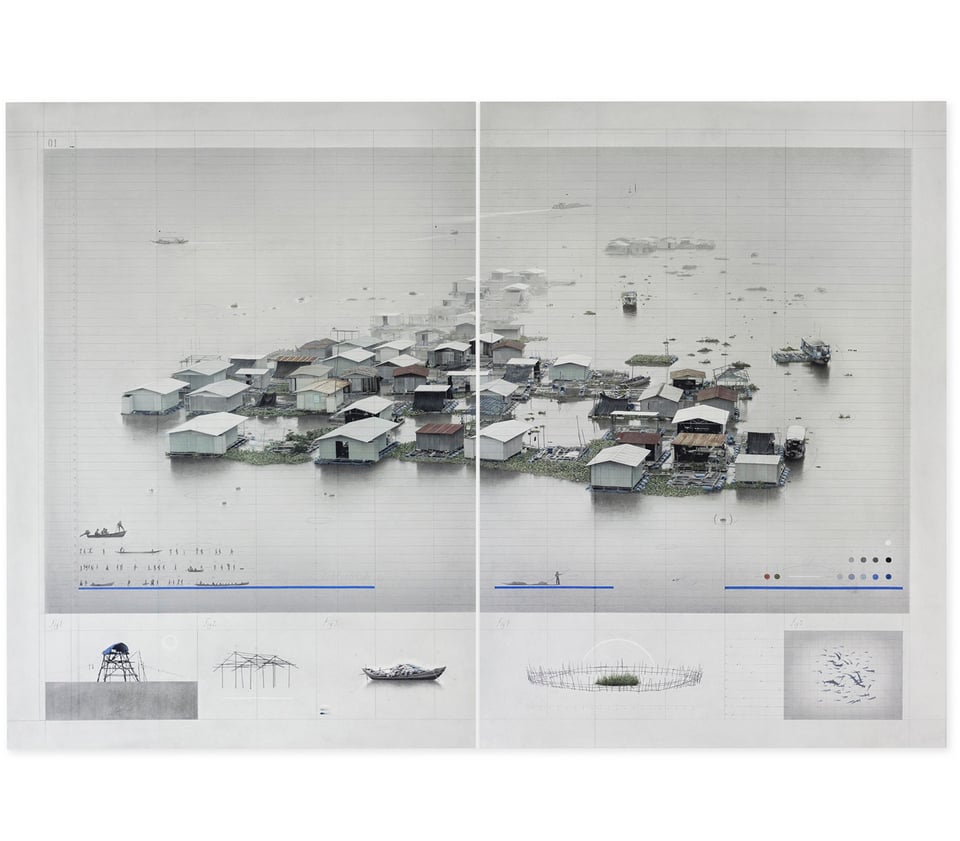 a map of a fishing village