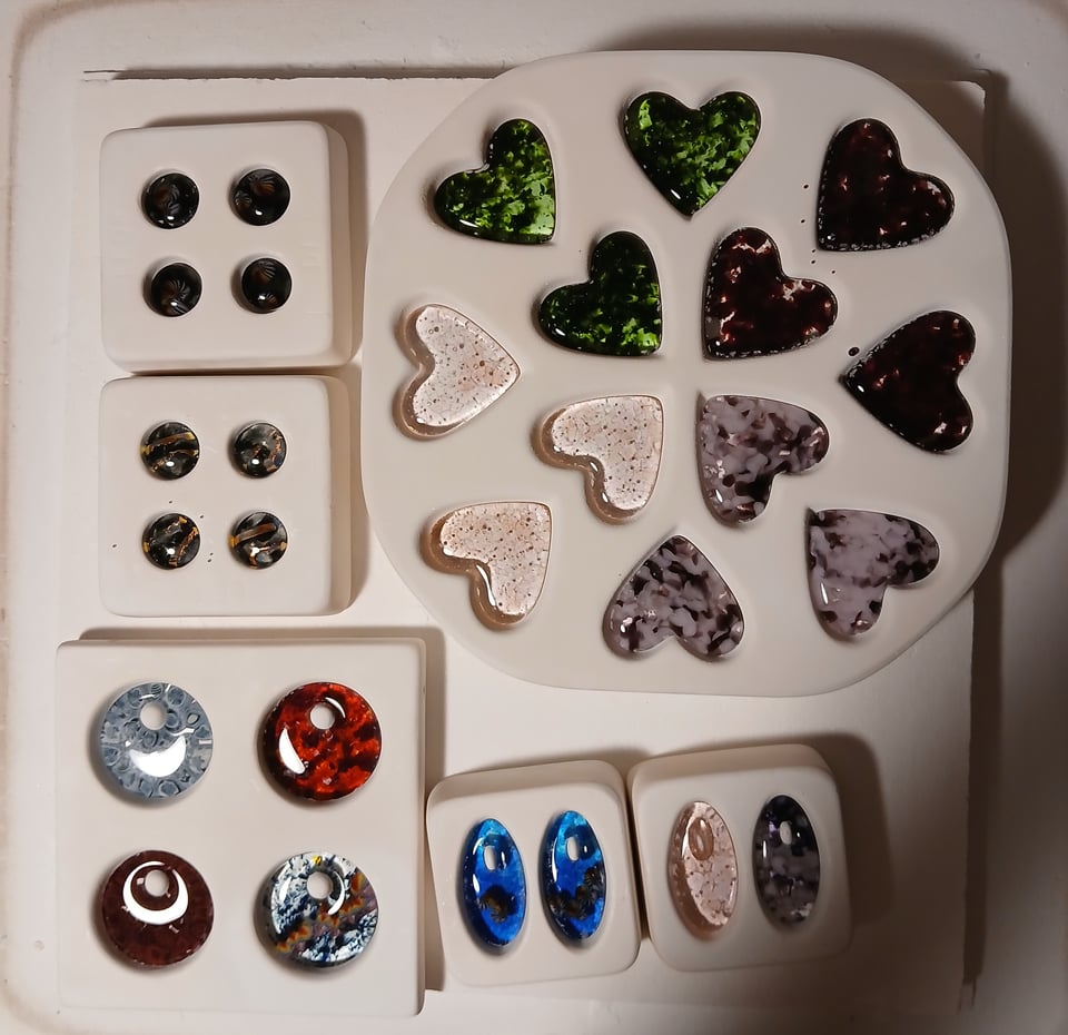 they have fused into finished pieces!!