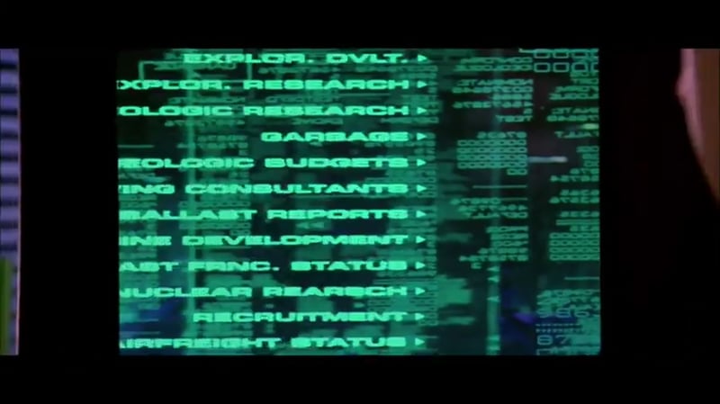 Hackers (1995) — ekrano scena