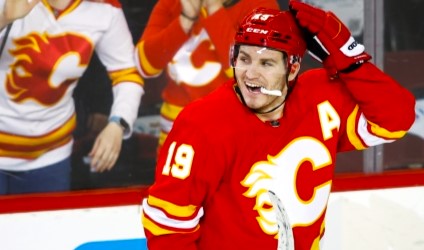 Matthew Tkachuk when he played with the Calgary Flames. No way he’d play for Canada, he says.