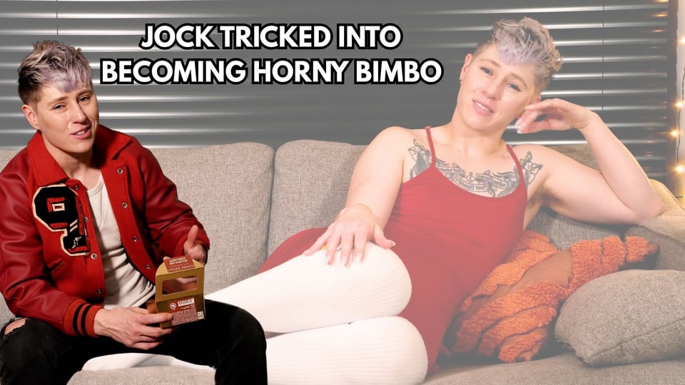 Cover image for “Jock Tricked Into Becoming Horny Bimbo”