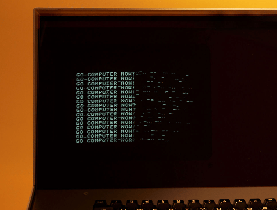 10 PRINT "GO COMPUTER NOW" / 20 GOTO 10