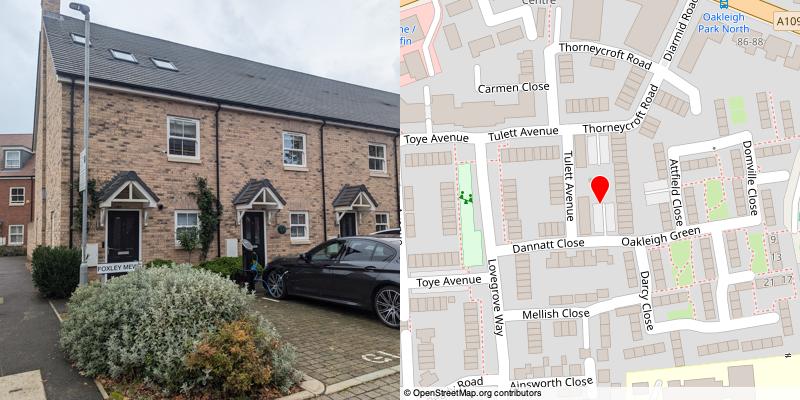 A picture and map of the mews