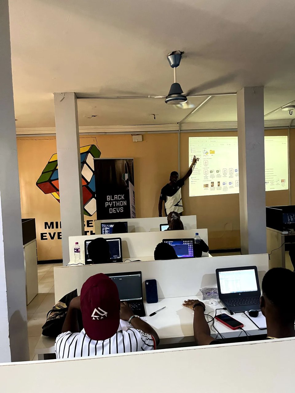 Nuel In the CodeYourWay Workshop