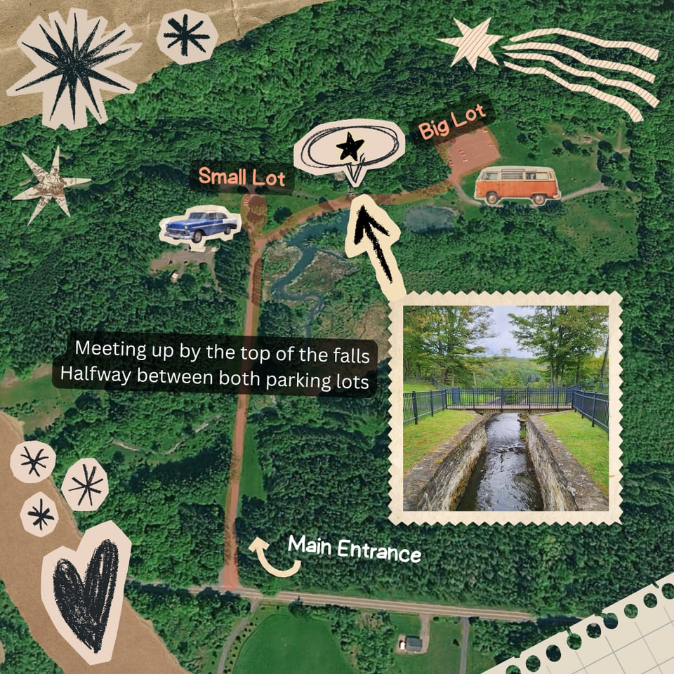 Directions to our meeting spot at Pratt's Falls, we'll be meeting up by the top of the falls at the lookout halfway between the small and large parking lots.