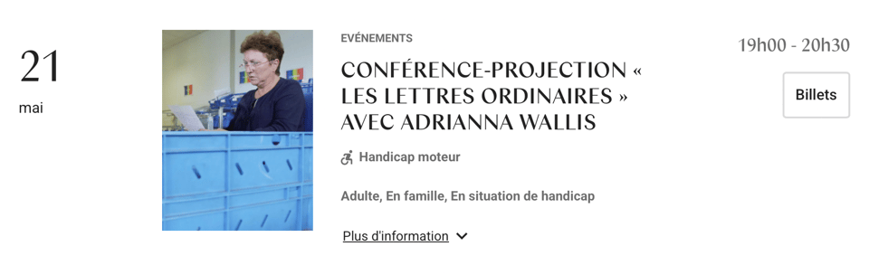 Des articles, des textes et beaucoup d'évènements