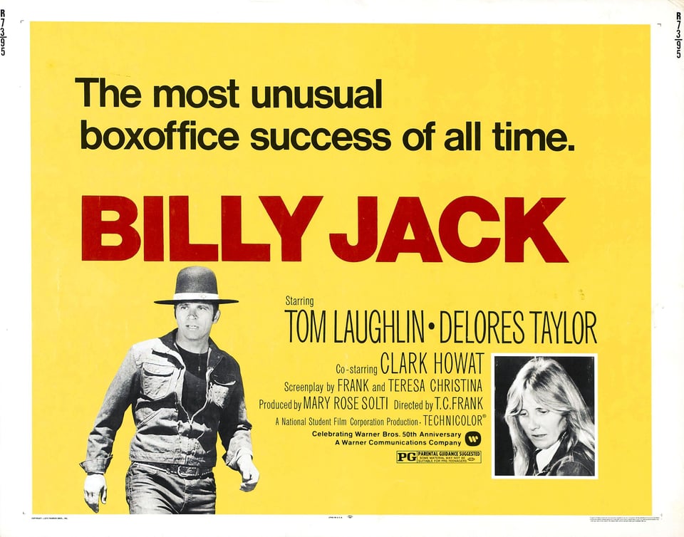 Quad poster for "Billy Jack."