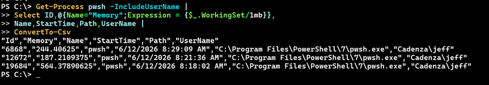 Plain CSV