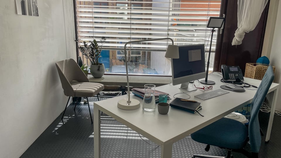 Der Arbeitsplatz von Cordula Schulze