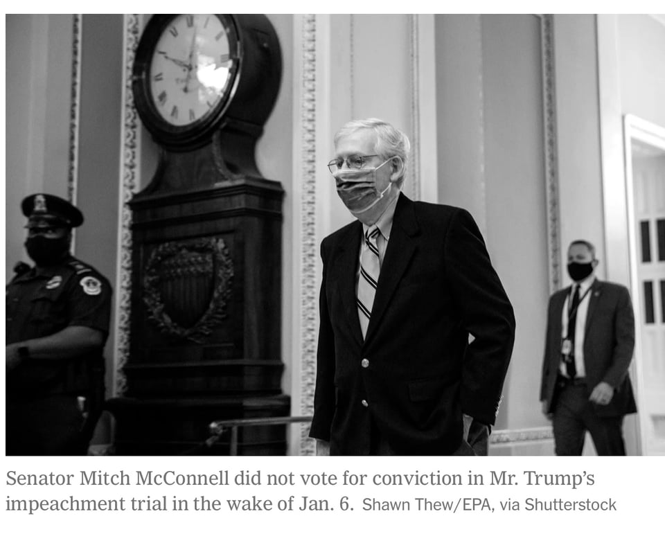 Senator McConnell, the coward.