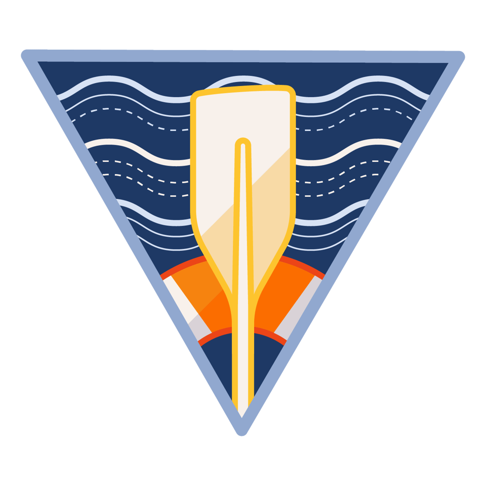 Badge design for the River Rafter Badge