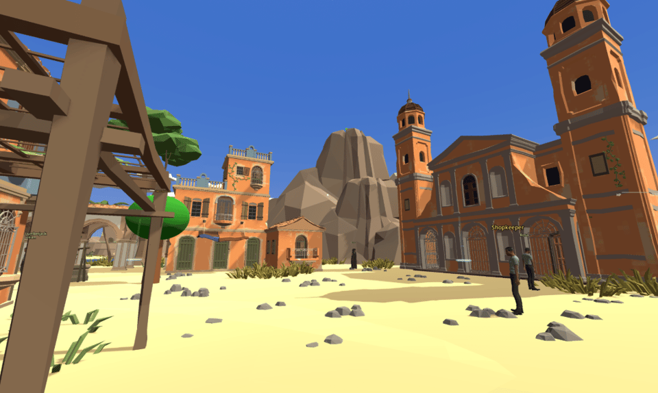 A screenshot from the 3D RPG game Nate and Leif built with Claude Code, Cursor, and Godot.