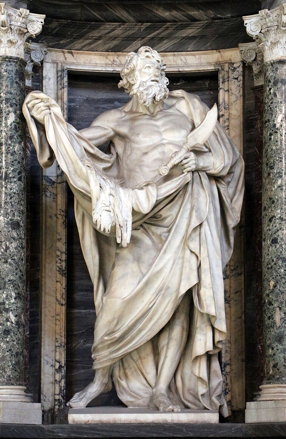 St Bartholomew, Basilica of San Giovanni in Laterano, Rome.