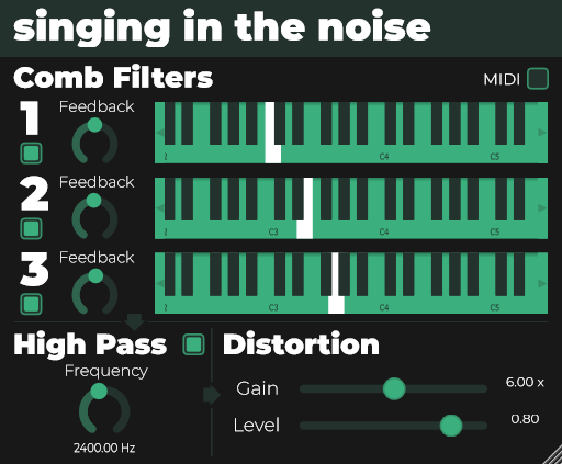 singing in the noise