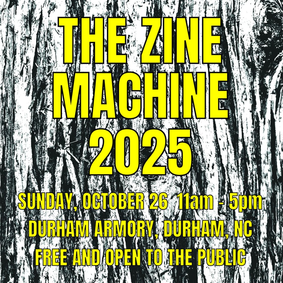 flyer from zinemachinefest.com