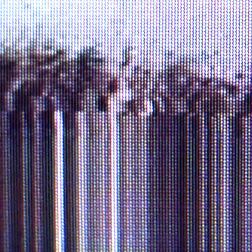 Blurry monochrome still from Agnes Haus's 'Persona'