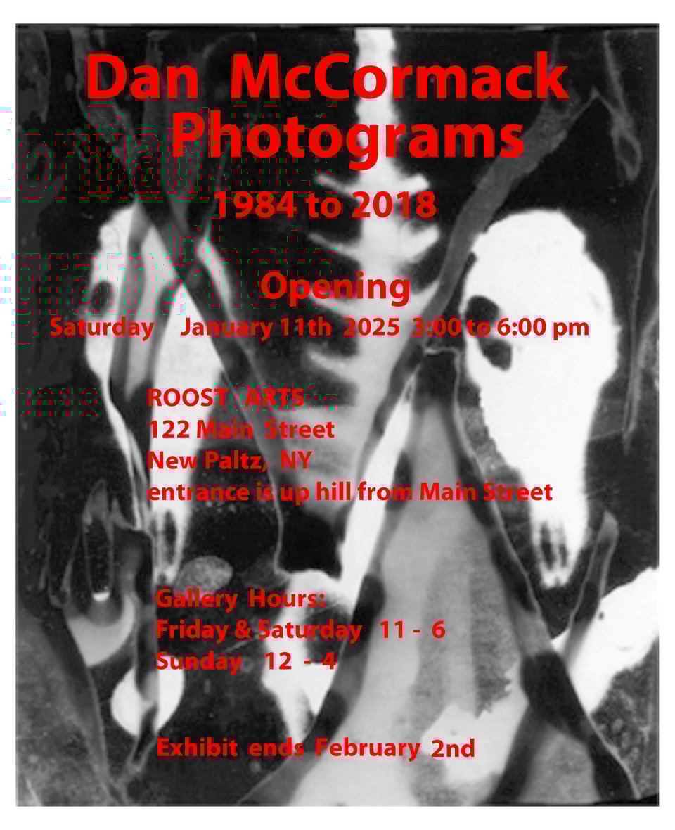 a poster announcing an exhibition which is described in the text accompanying the image