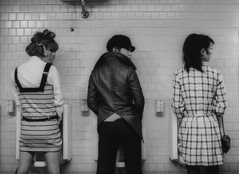 Still image from “Funeral Parade of Roses.”